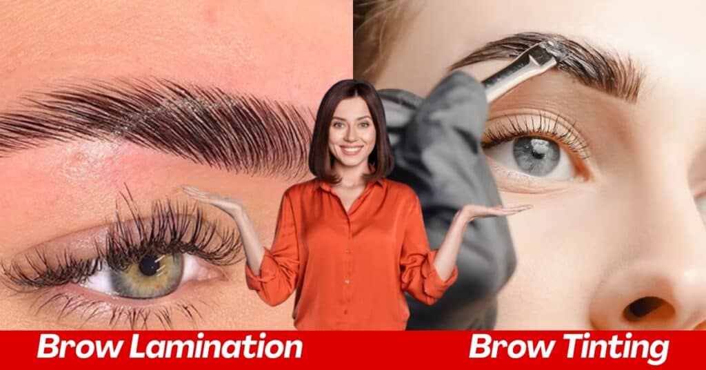 Brow Lamination vs Brow Tinting